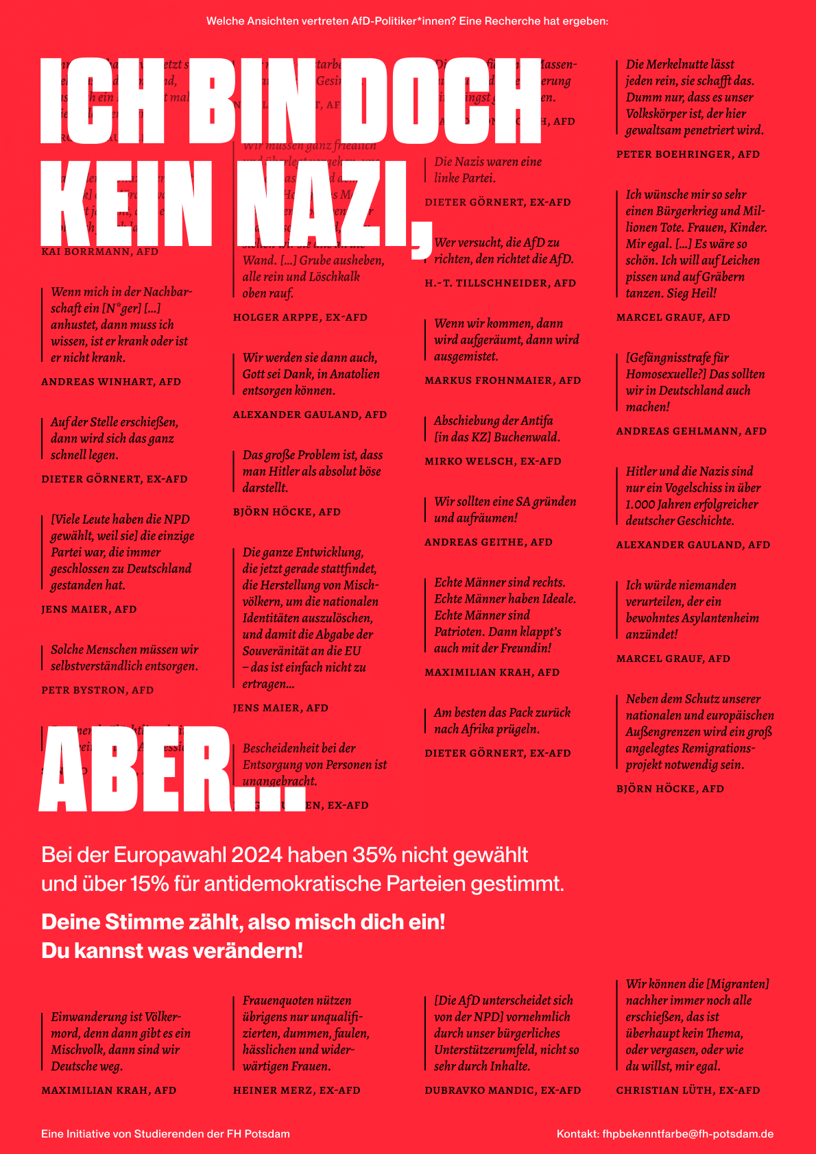 Plakate Potsdam Kein Nazi